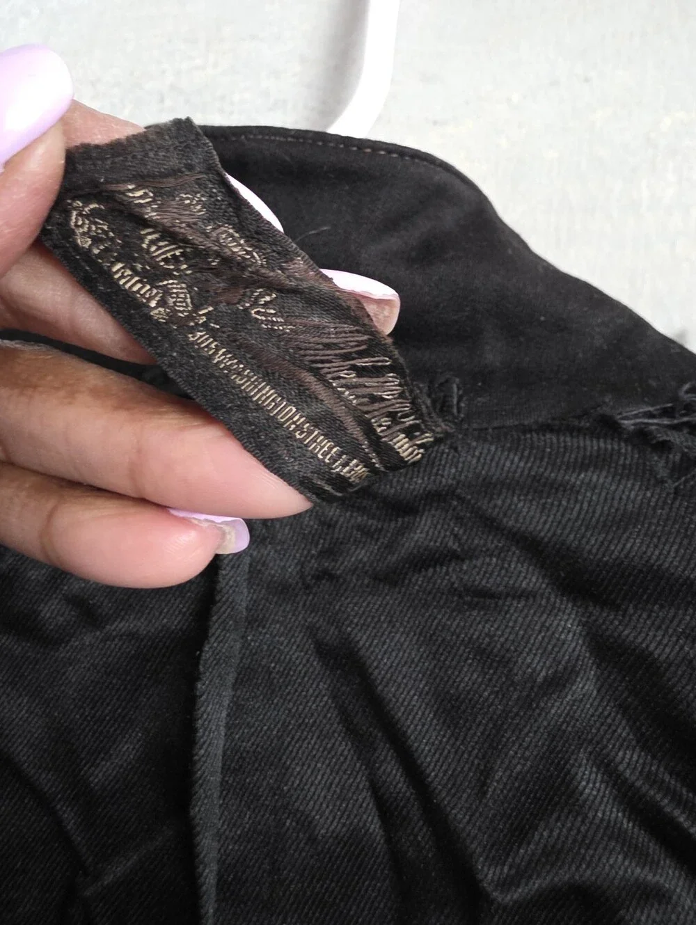 Vintage Fraternity Signed Military Comme Des Garcons Style Black Jacket